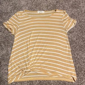 Minal Knot Front Knit Top